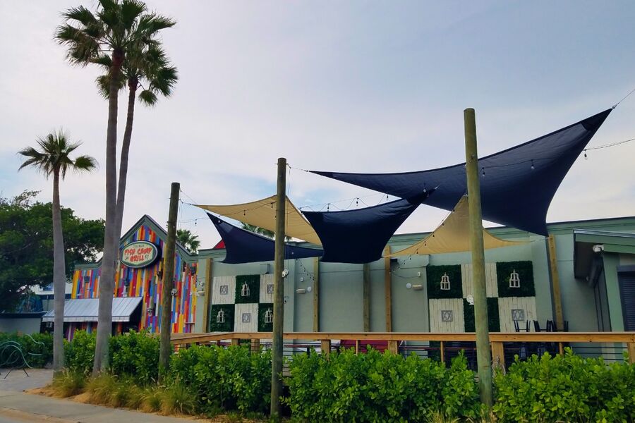 Cocoa Beach Fish Camp Grill Outdoor Seating
