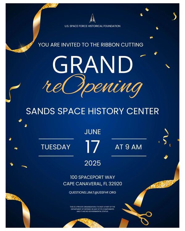 Grand reopening of Sands Space History Center